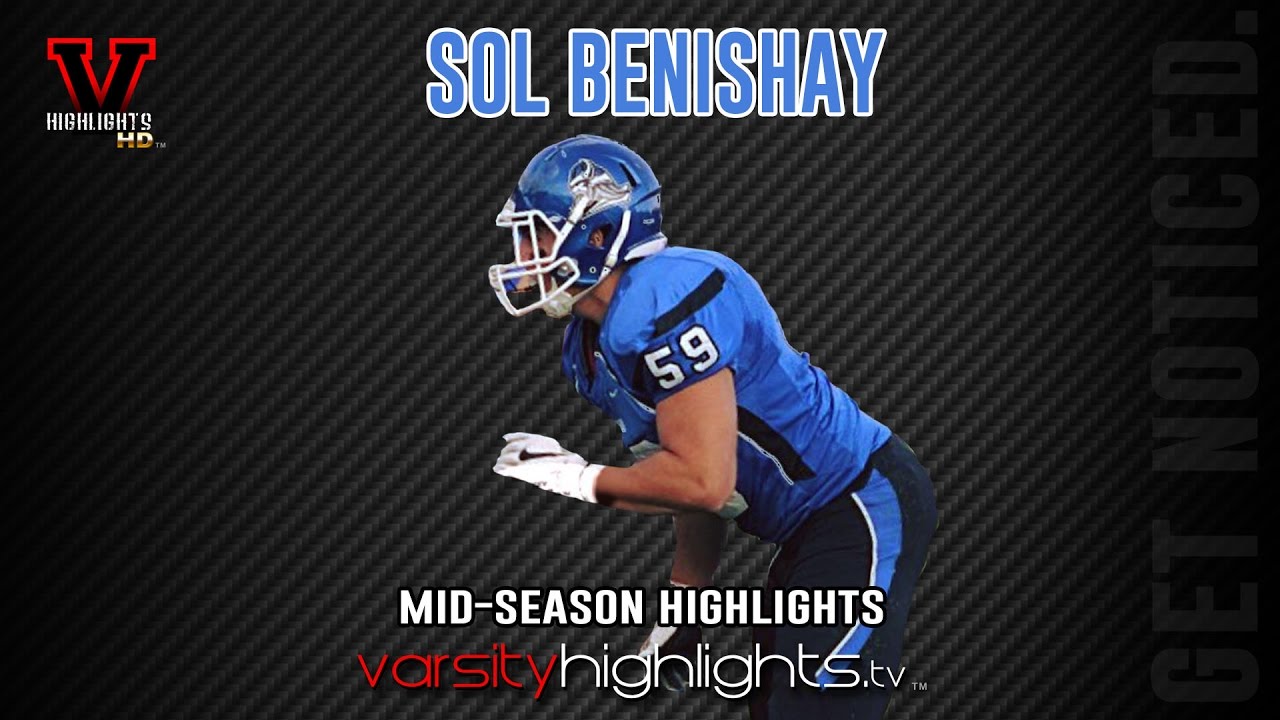 football score Sol Benishay 2016 Senior Midseason Highlights (DE | OL | Demarest Norsemen)