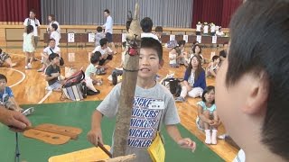 小さな「力士」に大声援 山形でカブトムシ相撲大会