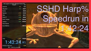 Skyward Sword HD Harp% Speedrun in 1:42:24