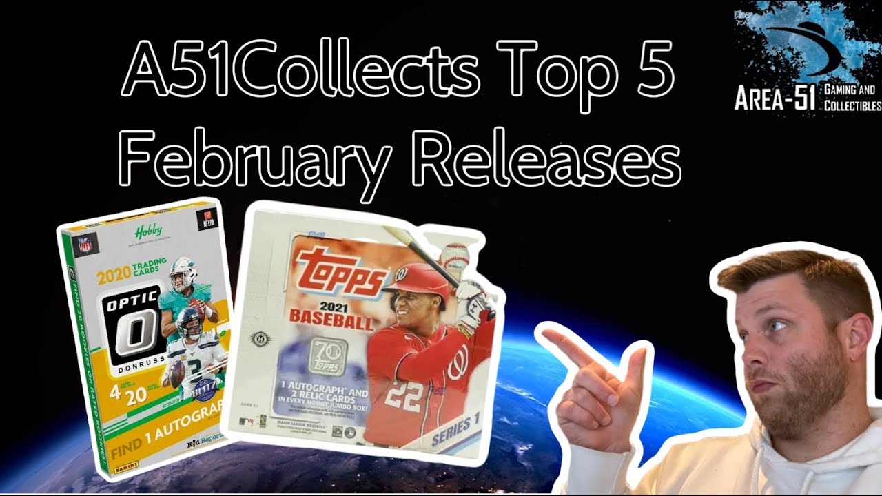 Blake's Top 5 February Release List for Sports Cards!
