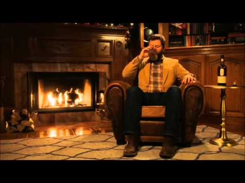 [10 HOURS] Ron Swanson Drinking Lagavulin by fire