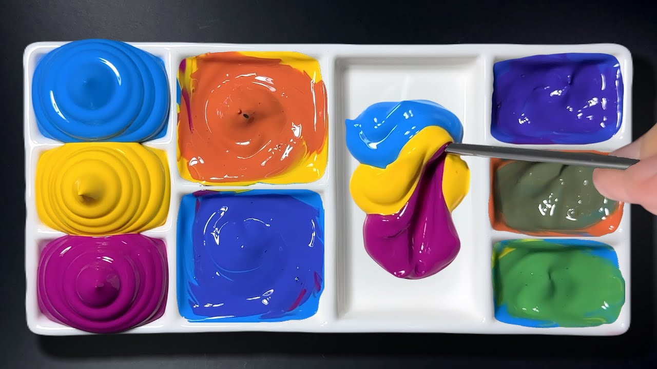 Create 6 Extremely Beautiful Colors from only 3 Primary Colors || Color ...