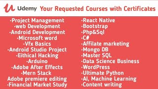 Free Udemy Courses with Certificates | Most Wanted Courses | Skills Matter