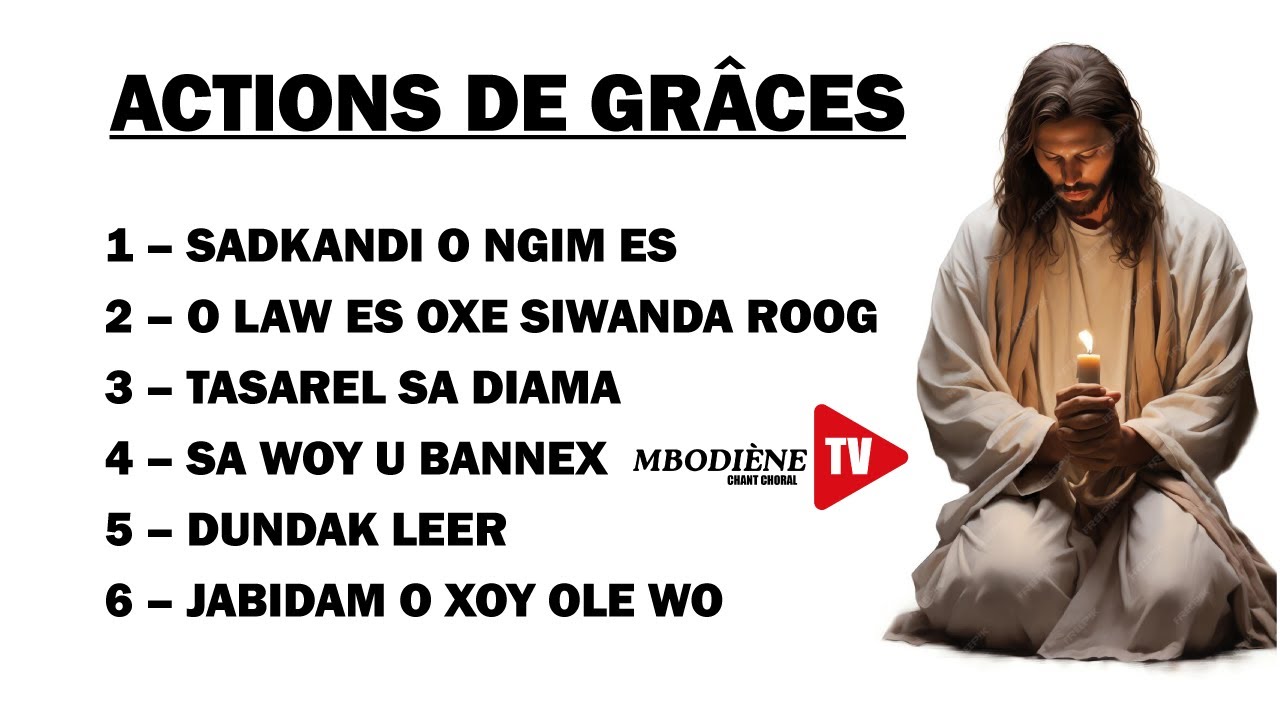 CHANT CHORAL / SÉLECTION DE CHANTS D' ACTIONS DE GRÂCES.