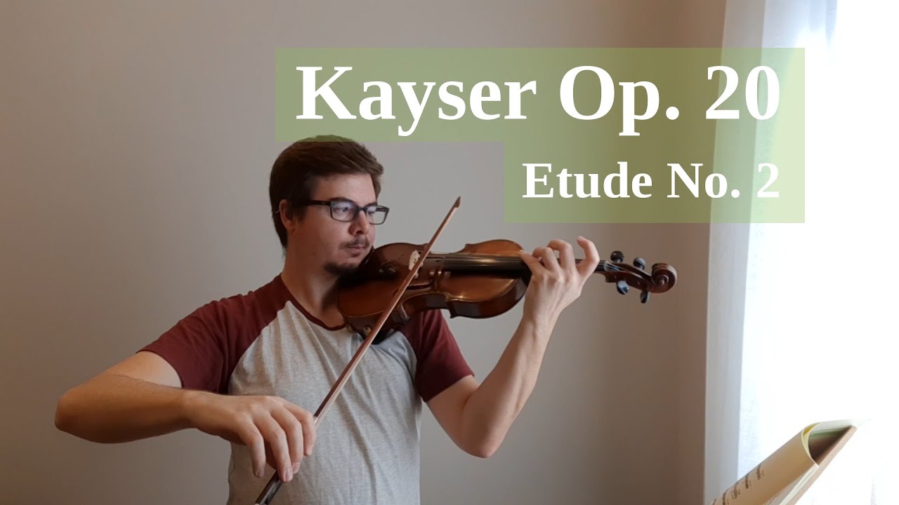 Kayser: Etude Op. 20 No. 2 in F major for Violin