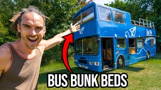 Double Decker Bus Renovation - Building Bunk Beds