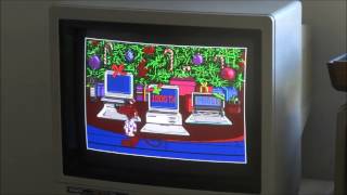 A Tandy Bear Christmas- Vintage 1988 Tandy 1000 TL/2 Personal Computer
