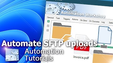 Automate SFTP Uploads on Windows · No-code tutorial · Automation Workshop