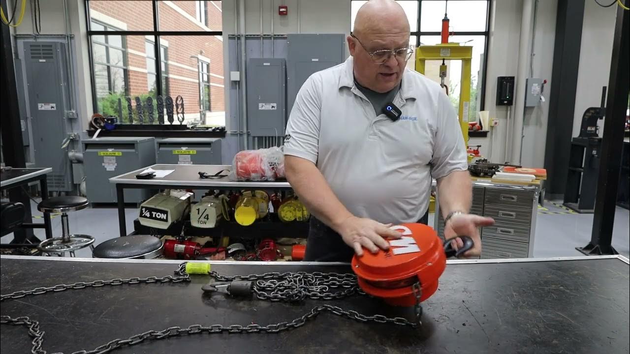 Manual Chain Hoist Inspection Checklist CMCO YouTube