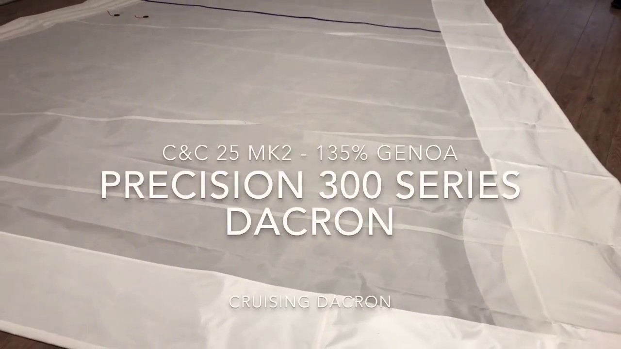 New C&C 25 135% Furling Genoa - Precision 300 Series Dacron