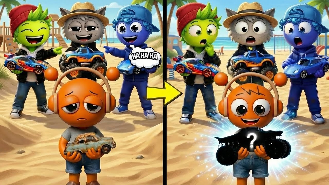 Jevin, Gray, and Owakcx laugh at OREN... but they regret it in the end | Sprunki Cartoon