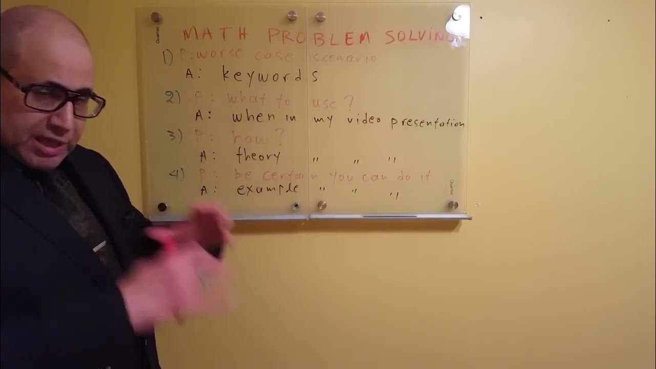 Math problem solving process - YouTube