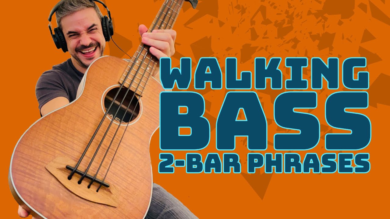 Walking Bass 2-bar Phrases - YouTube