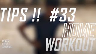 HOME WORKOUT TIPS #33 ll Never stop training ll Gym Body Mechanics, Qatar