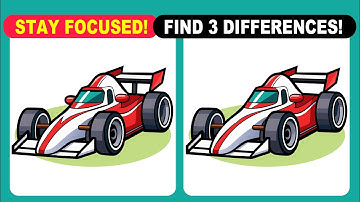 Stay Focused and Find All Three Differences! Five tasks to boost your attention and concentration.