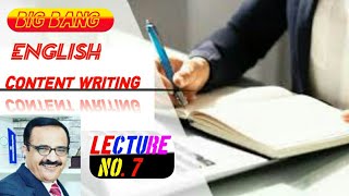 BIG BANG PLUS | ENGLISH CONTENT WRITING COURSE | LECTURE NO.7    |  FROM ASHRAF CHOUDARY screenshot 5