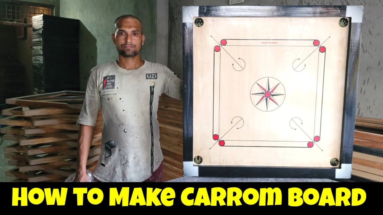 How to make carrom board ||meerut wholesale market || HD Sports World