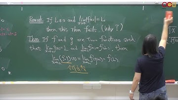 Lec05 微積分甲(一)-109學年度 Chapter 1 Limits and Derivatives (3/7)