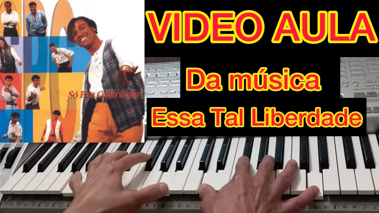 Só Pra Contrariar - Essa Tal Liberdade | Solo passo a passo Vídeo Aula Teclado 🎹