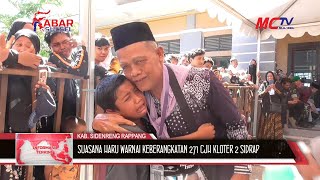 SUASANA HARU WARNAI KEBERANGKATAN 271 CJH KLOTER 2 SIDRAP MUNUJU ASRAMA HAJI SUDIANG