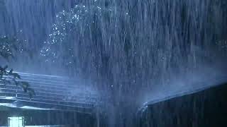 Rain on Roof - Fall into a Deep Sleep in Just 3 Minutes with Pouring Rain and Thunderstorm Sounds