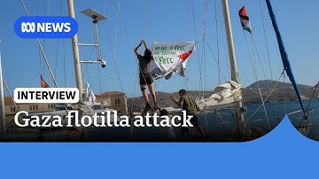Gaza aid flotilla reports more drone attacks | The World | ABC NEWS