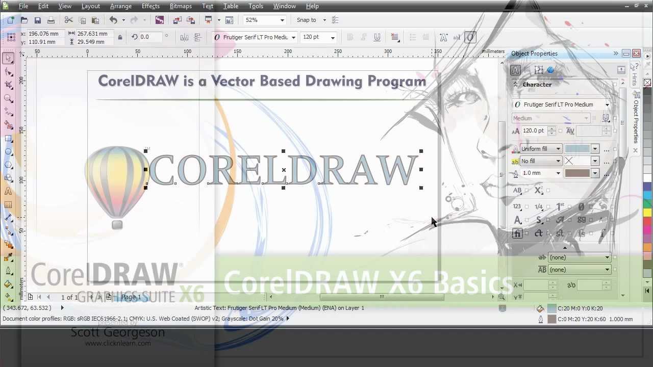 coreldraw x6 assignments