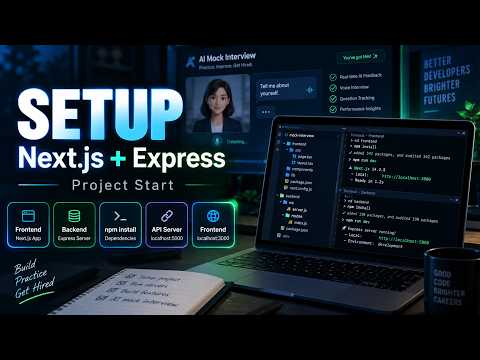 Setting Up Next.js and Express.js | AI Mock Interview Platform Project