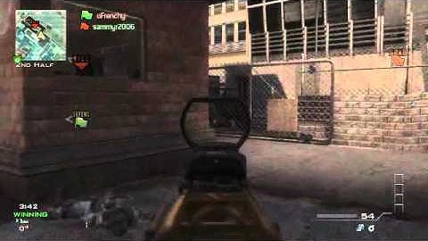 SC-DarkLotus86 - MW3 Game Clip - 4v4 CTF scrim