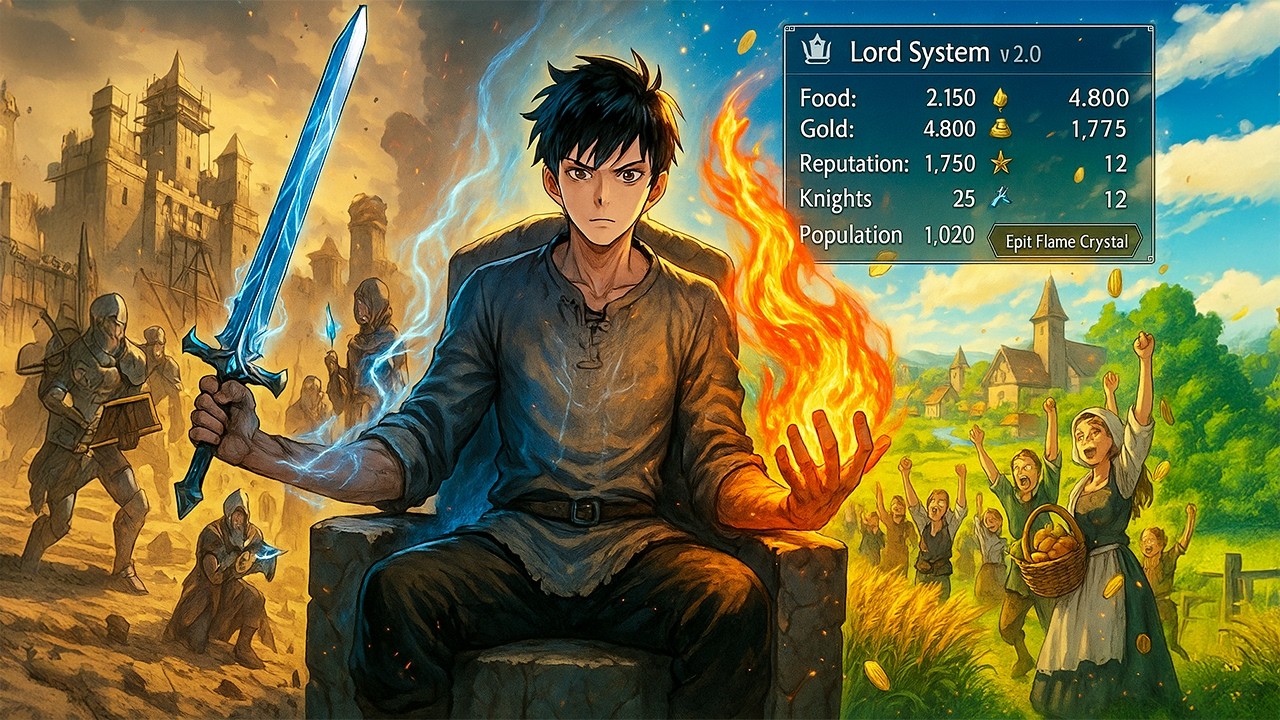 Woke Up As Poor Starved Baron, But Lord System Made Me Mage Knight and Built Empire in 1 Day