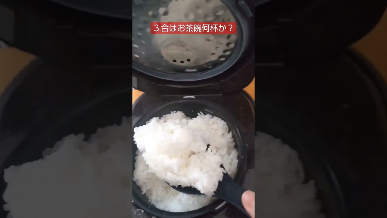 新生活の豆知識！ご飯3合はお茶碗何杯か調べてみた #shorts - YouTube