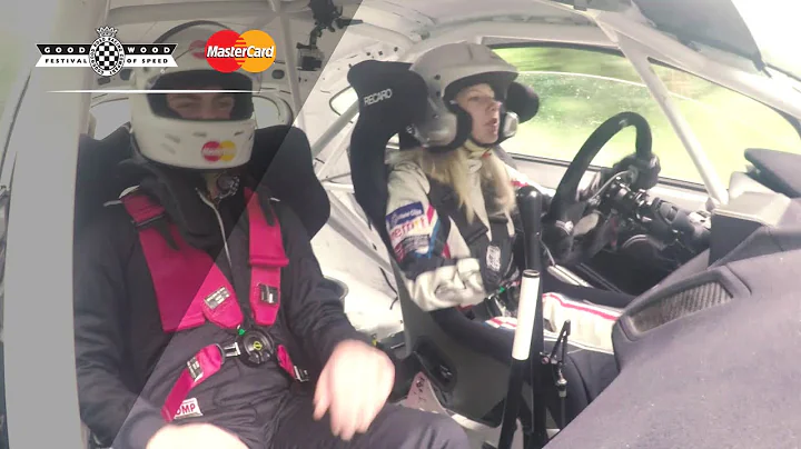 Louise Cook Priceless Surprise at Festival of Speed!