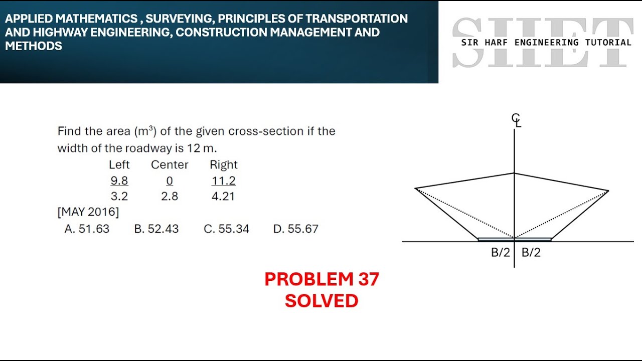 MSTC Refresher 37: Area of Road Cross-Section - YouTube