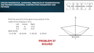 MSTC Refresher 37: Area of Road Cross-Section