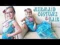 Mermaid Halloween Costume and Hair Color Mascara! | Crazy8Family