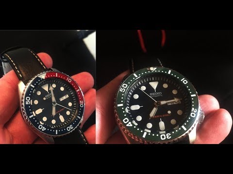 seiko skx ceramic pepsi bezel