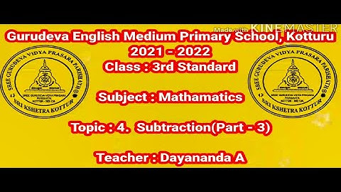 3rd Standard Math