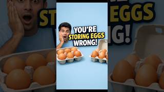 Egg Storage Secret No One Told You! 🤫Keep Eggs Fresh Longer With This Trick! 🥚✨ #shorts #trending