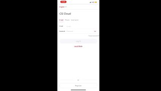 CSI Cloud - Account Creation