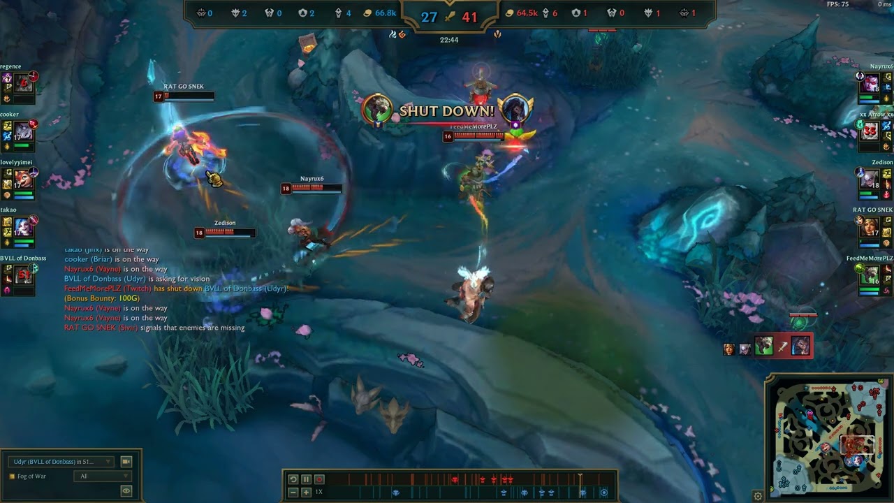 "Why do I have udyr support on my team"