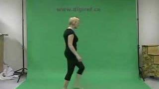 girl woman walk backwards animation reference