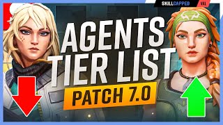 *NEW* PRO Agent Tier List Patch 7.0 - Is DEADLOCK Garbage??? - Valorant Meta Guide