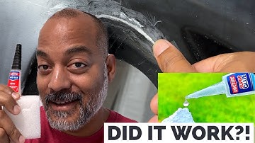 Super Glue and Styrofoam - Does it work? Here