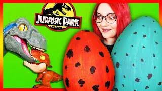 JAJKO DINOZAURA 🦖 JURASSIC WORLD 🦕 SASZETKI FIGURKI Park Jurajski  miss Aga screenshot 2