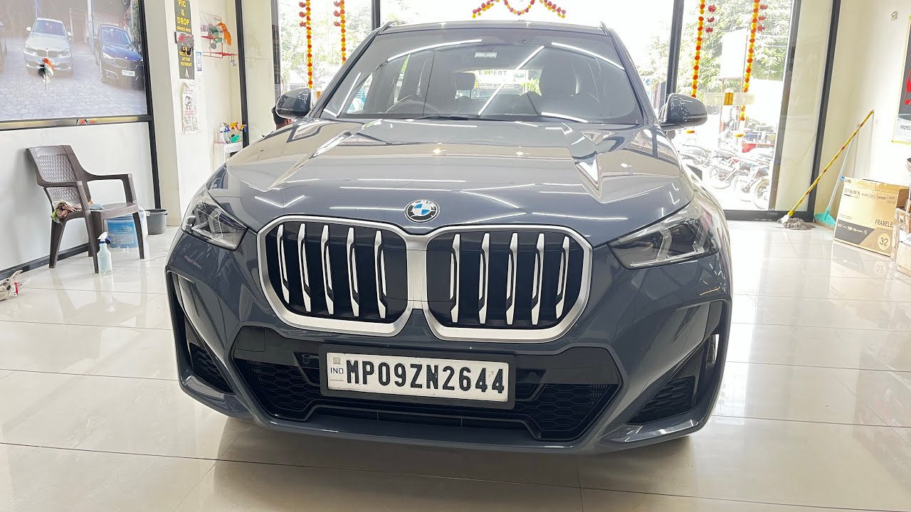 BMW X1 M sport Nardo grey Detailing Done .And Review #BmW 2023 - YouTube