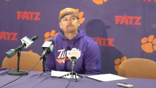 TigerNet.com - Monte Lee after his first Clemson game -  2.19.2016