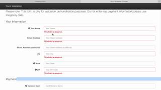 WATS1020 Validating Form Data