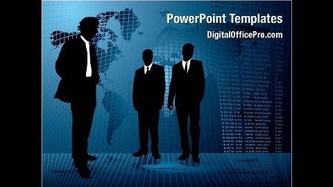Businessman PowerPoint Template Backgrounds - DigitalOfficePro #01534
