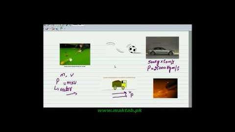 FSc Physics Book1, Ch 3, LEC 5: Momentum