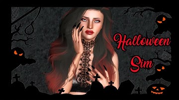 Sims 3 Create A Sim | Halloween Beauty | Vampire